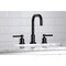 Kingston Brass FSC8935DL Concord Widespread Bathroom Faucet W/ Brass Pop-Up, Bronze FSC8935DL - alternate 4